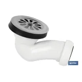VÁLVULA SIFÓNICA PLATO DE DUCHA Ø60 CON SALIDA Ø32-40 Y REJILLA INOX. (PACK: 1 UDS) - Almacén de Ferretería Acor