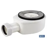 VÁLVULA SIFÓNICA DUCHA EXTRAPLANA CON SALIDA Ø32-40 MM SIN EMBELLECEDOR (PACK: 1 UDS) - Almacén de Ferretería Acor