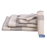 TOALLA DUCHA NATURE  GR.600/M2 MODELO ALMA 70X140cm