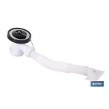 VÁLVULA PARA FREGADERO CON REBOSADERO 1 1/2 X 70 MM (PACK: 1 UDS) - Almacén de Ferretería Acor