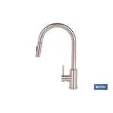 GRIFO DE COCINA DE ACERO INOX. CON MANGUERA EXTENSIBLE Y 2 FUNCIONES 400 X 220 X 54 MM (PACK - Almacén de Ferretería Acor