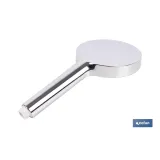 KIT DE DUCHA REDONDA CROMADO CON 3 FUNCIONES 125 X 280 MM (PACK: 1 UDS) - Almacén de Ferretería Acor