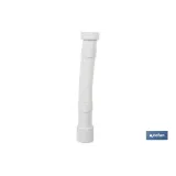 TUBO FLEXIBLE BLANCO 1 1/4 Ø32-40 MM 300-720 MM (PACK: 1 UDS) - Almacén de Ferretería Acor