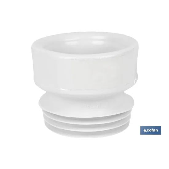 MANGUITO DE CONEXIÓN RECTO PARA INODORO Ø110 MM (PACK: 1 UDS) - Almacén de Ferretería Acor