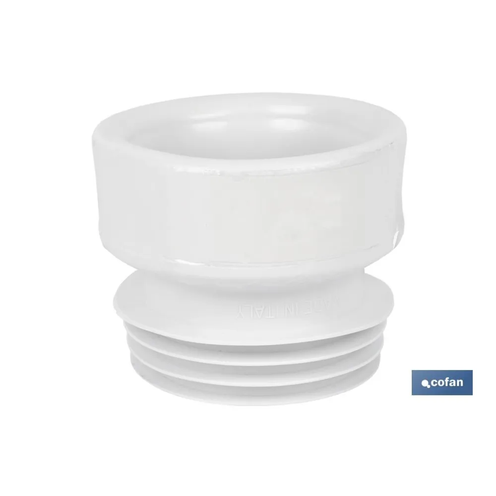 MANGUITO DE CONEXIÓN RECTO PARA INODORO Ø110 MM (PACK: 1 UDS) - Almacén de Ferretería Acor
