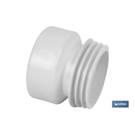 MANGUITO DE CONEXIÓN RECTO PARA INODORO Ø110 MM (PACK: 1 UDS) - Almacén de Ferretería Acor