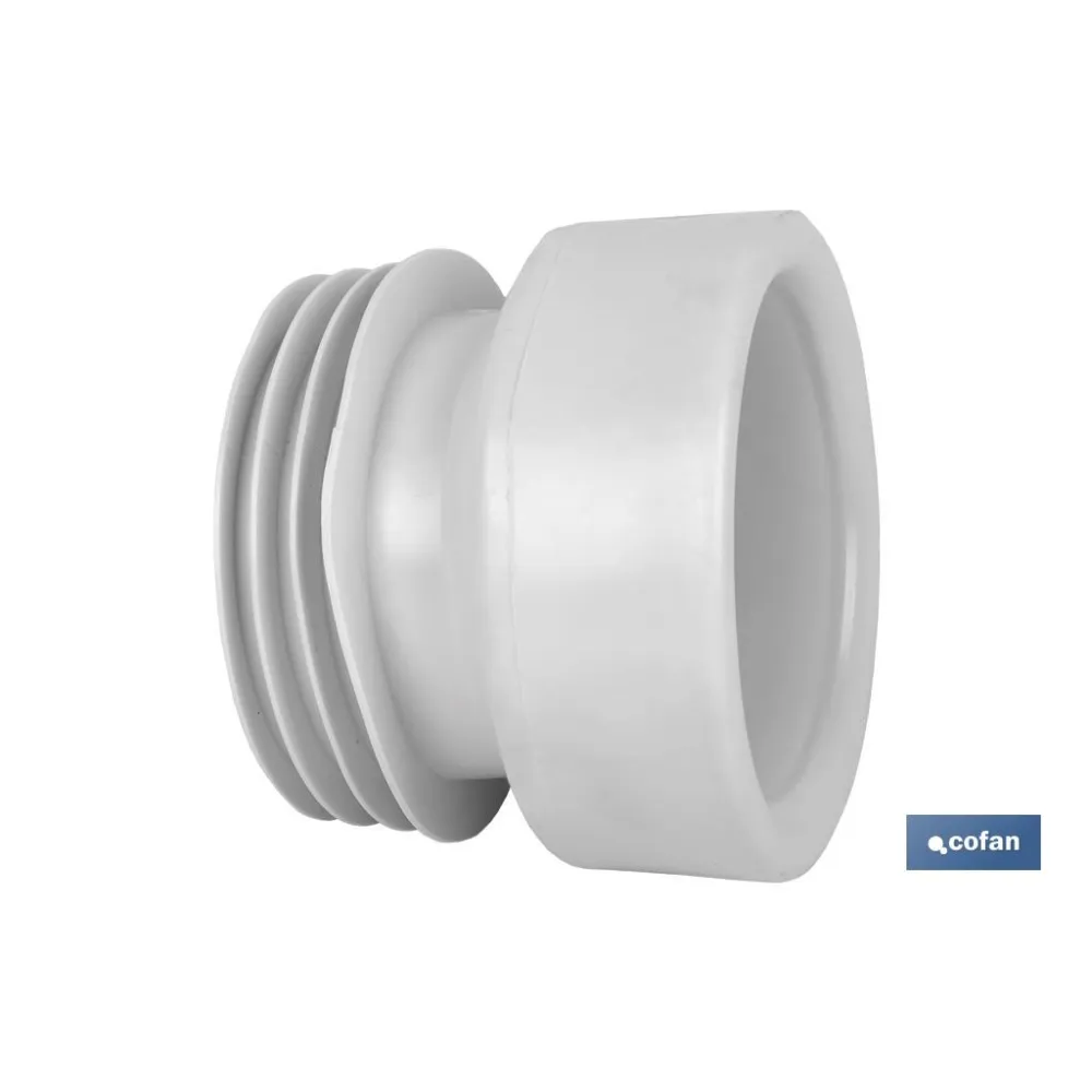MANGUITO DE CONEXIÓN RECTO PARA INODORO Ø110 MM (PACK: 1 UDS) - Almacén de Ferretería Acor