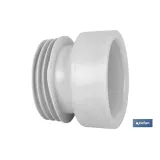 MANGUITO DE CONEXIÓN RECTO PARA INODORO Ø110 MM (PACK: 1 UDS) - Almacén de Ferretería Acor