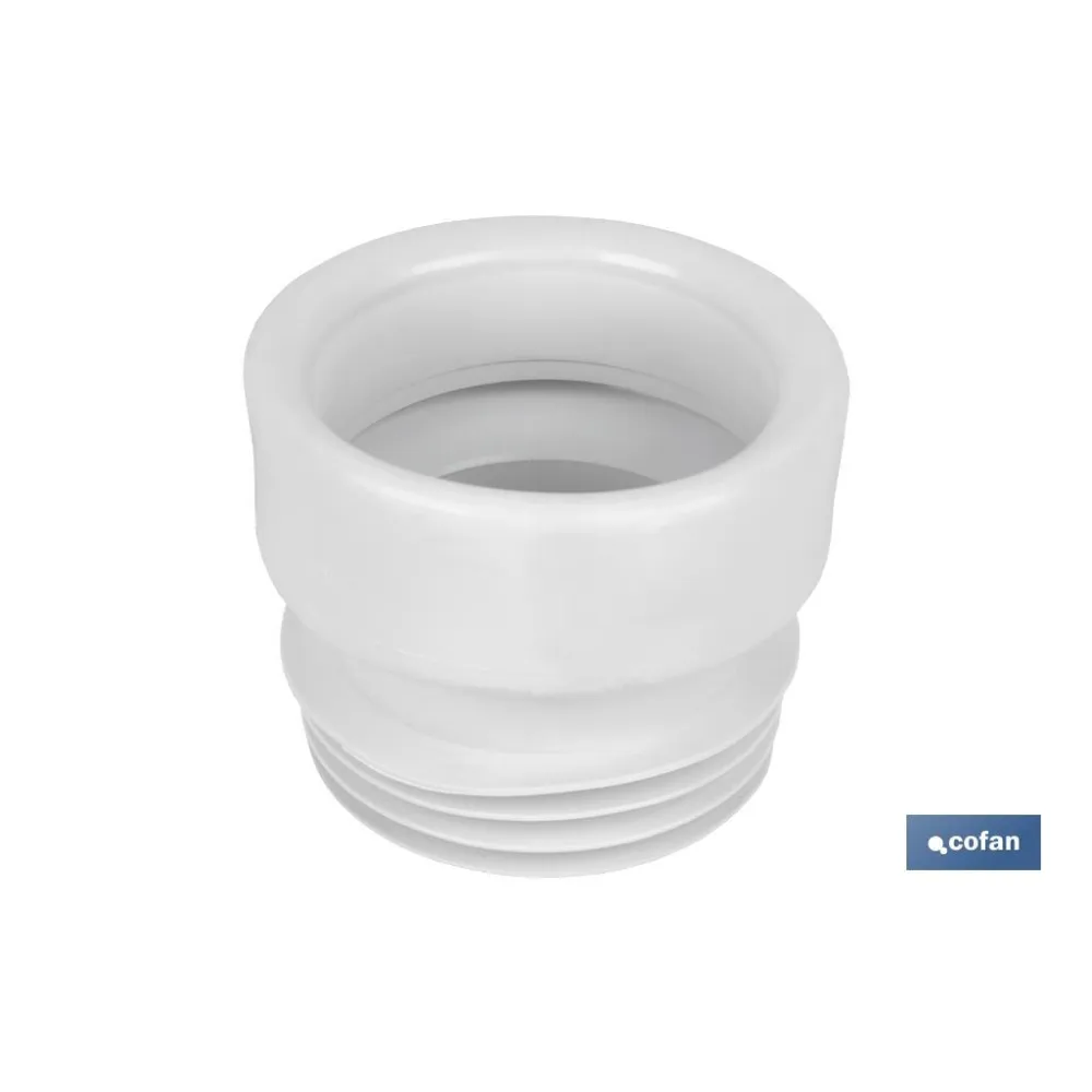 MANGUITO DE CONEXIÓN RECTO PARA INODORO Ø110 MM (PACK: 1 UDS) - Almacén de Ferretería Acor