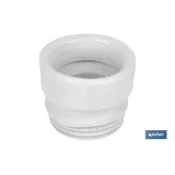 MANGUITO DE CONEXIÓN RECTO PARA INODORO Ø110 MM (PACK: 1 UDS) - Almacén de Ferretería Acor