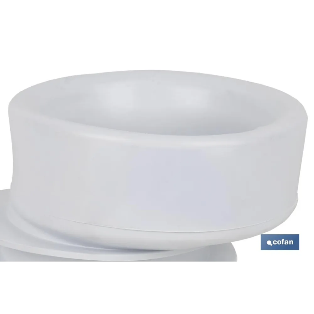 MANGUITO DE CONEXIÓN EXCÉNTRICO PARA INODORO Ø110 MM (PACK: 1 UDS) - Almacén de Ferretería Acor