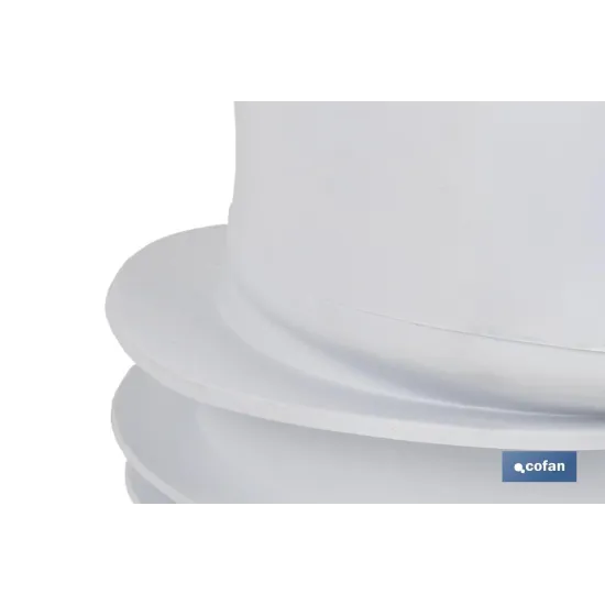 MANGUITO DE CONEXIÓN EXCÉNTRICO PARA INODORO Ø110 MM (PACK: 1 UDS) - Almacén de Ferretería Acor