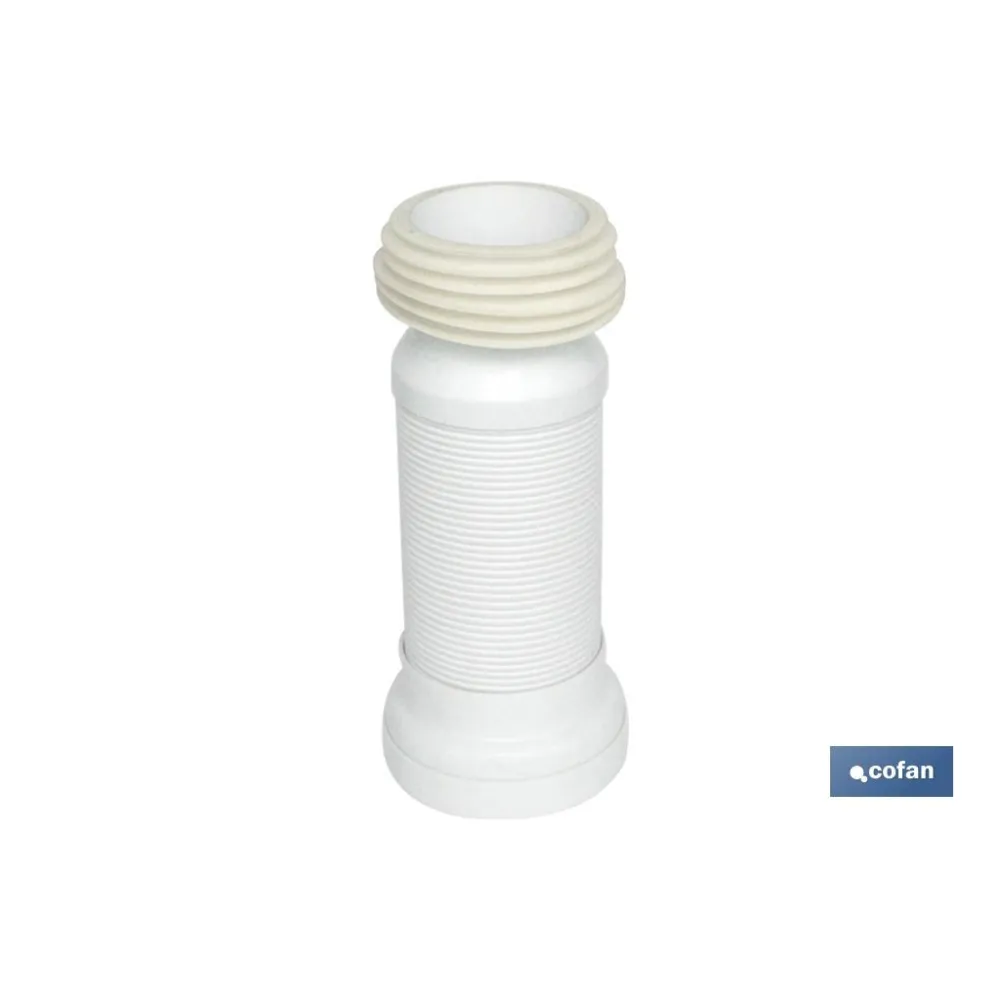 MANGUITO DE CONEXIÓN EXTENSIBLE PARA INODORO Ø110 - 120 MM (PACK: 1 UDS) - Almacén de Ferretería Acor
