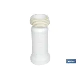 MANGUITO DE CONEXIÓN EXTENSIBLE PARA INODORO Ø110 - 120 MM (PACK: 1 UDS) - Almacén de Ferretería Acor