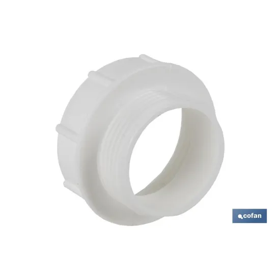 ADAPTADOR CONVERTIDOR 1 1/4 MACHO - 1 1/2 HEMBRA PARA TUBO FLEXIBLE (PACK: 1 UDS) - Almacén de Ferretería Acor