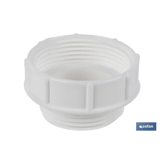 ADAPTADOR CONVERTIDOR 1 1/4 MACHO - 1 1/2 HEMBRA PARA TUBO FLEXIBLE (PACK: 1 UDS) - Almacén de Ferretería Acor