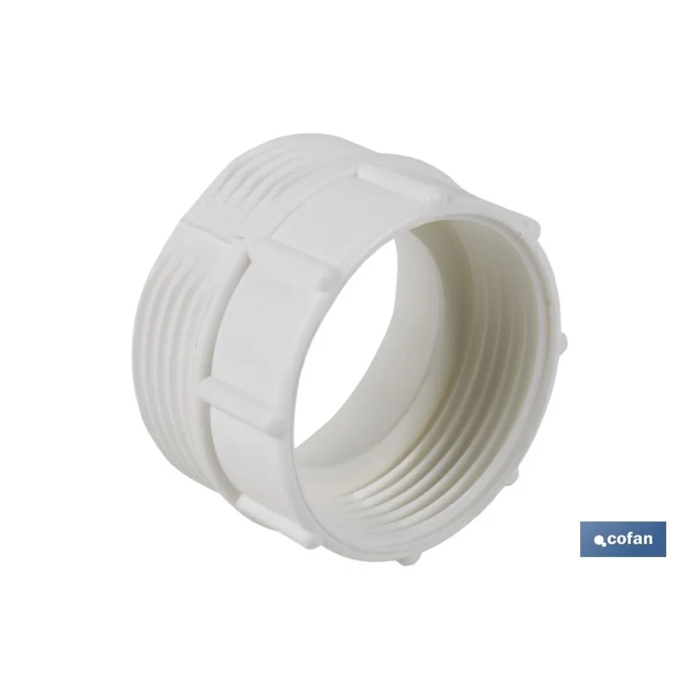 ADAPTADOR CONVERTIDOR 1 1/2 MACHO - 1 1/4 HEMBRA PARA TUBO FLEXIBLE (PACK: 1 UDS) - Almacén de Ferretería Acor