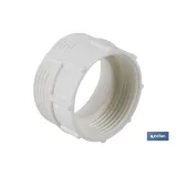 ADAPTADOR CONVERTIDOR 1 1/2 MACHO - 1 1/4 HEMBRA PARA TUBO FLEXIBLE (PACK: 1 UDS) - Almacén de Ferretería Acor