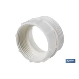 ADAPTADOR CONVERTIDOR 1 1/2 MACHO - 1 1/4 HEMBRA PARA TUBO FLEXIBLE (PACK: 1 UDS) - Almacén de Ferretería Acor