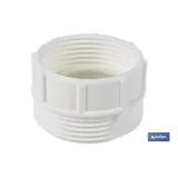 ADAPTADOR CONVERTIDOR 1 1/2 MACHO - 1 1/4 HEMBRA PARA TUBO FLEXIBLE (PACK: 1 UDS) - Almacén de Ferretería Acor