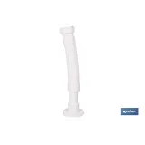 TUBO FLEXIBLE BLANCO 1 1/2  Ø32-40 300-720 MM (PACK: 1 UDS) - Almacén de Ferretería Acor
