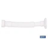 TUBO FLEXIBLE BLANCO 1 1/2  Ø32-40 300-720 MM (PACK: 1 UDS) - Almacén de Ferretería Acor