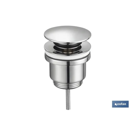 VÁLVULA CLICK-CLACK CON TAPÓN GRANDE Ø63 MM (PACK: 1 UDS) - Almacén de Ferretería Acor