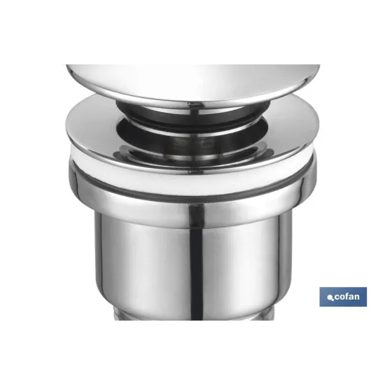 VÁLVULA CLICK-CLACK CON TAPÓN GRANDE Ø63 MM (PACK: 1 UDS) - Almacén de Ferretería Acor