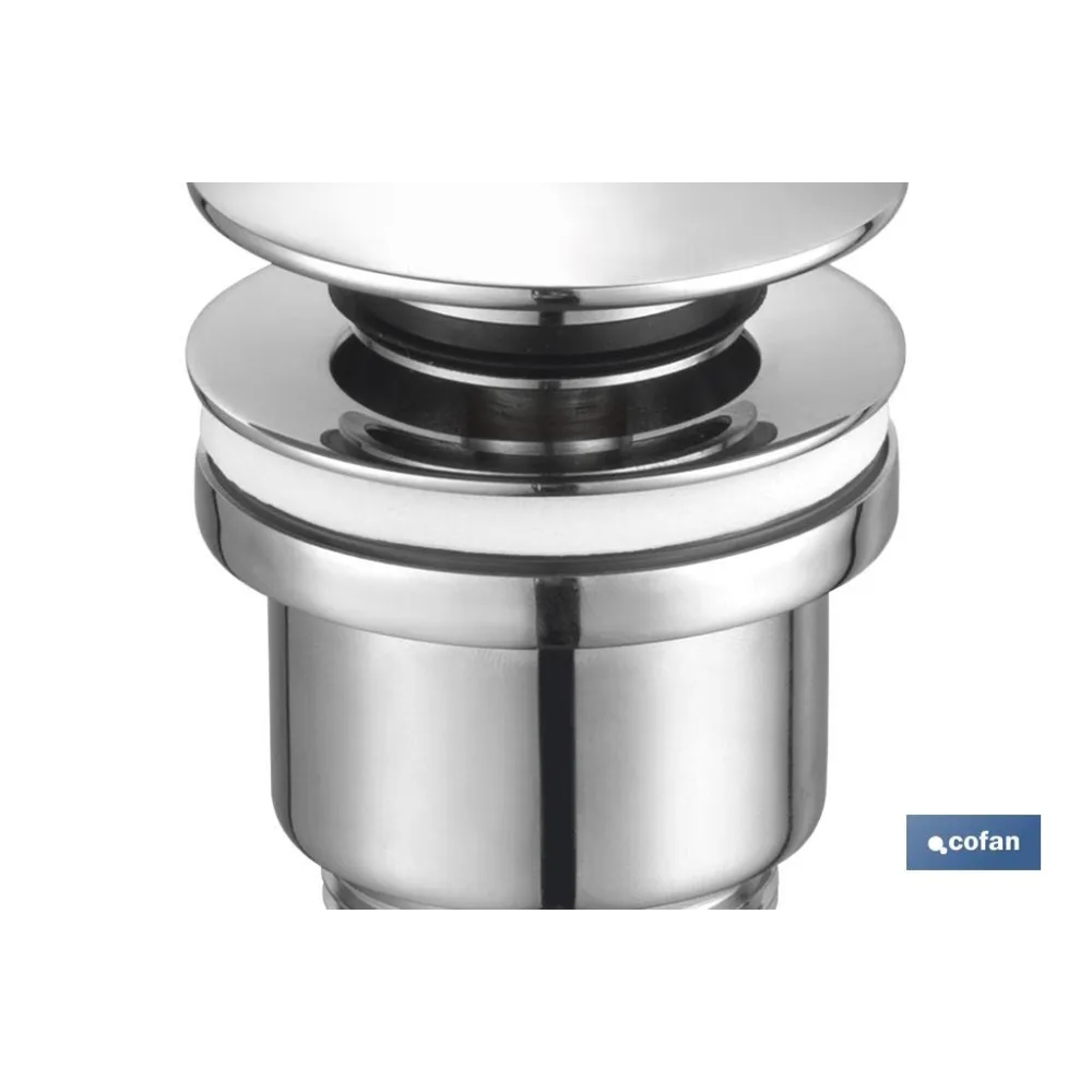 VÁLVULA CLICK-CLACK CON TAPÓN GRANDE Ø63 MM (PACK: 1 UDS) - Almacén de Ferretería Acor