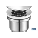 VÁLVULA CLICK-CLACK CON TAPÓN GRANDE Ø63 MM (PACK: 1 UDS) - Almacén de Ferretería Acor