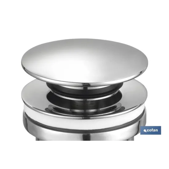 VÁLVULA CLICK-CLACK CON TAPÓN GRANDE Ø63 MM (PACK: 1 UDS) - Almacén de Ferretería Acor