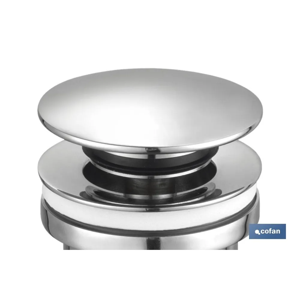 VÁLVULA CLICK-CLACK CON TAPÓN GRANDE Ø63 MM (PACK: 1 UDS) - Almacén de Ferretería Acor