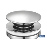 VÁLVULA CLICK-CLACK CON TAPÓN GRANDE Ø63 MM (PACK: 1 UDS) - Almacén de Ferretería Acor