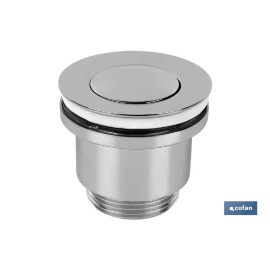 VÁLVULA CLICK-CLACK TAPÓN PEQUEÑO Ø37 MM (PACK: 1 UDS) - Almacén de Ferretería Acor