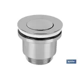 VÁLVULA CLICK-CLACK TAPÓN PEQUEÑO Ø37 MM (PACK: 1 UDS) - Almacén de Ferretería Acor