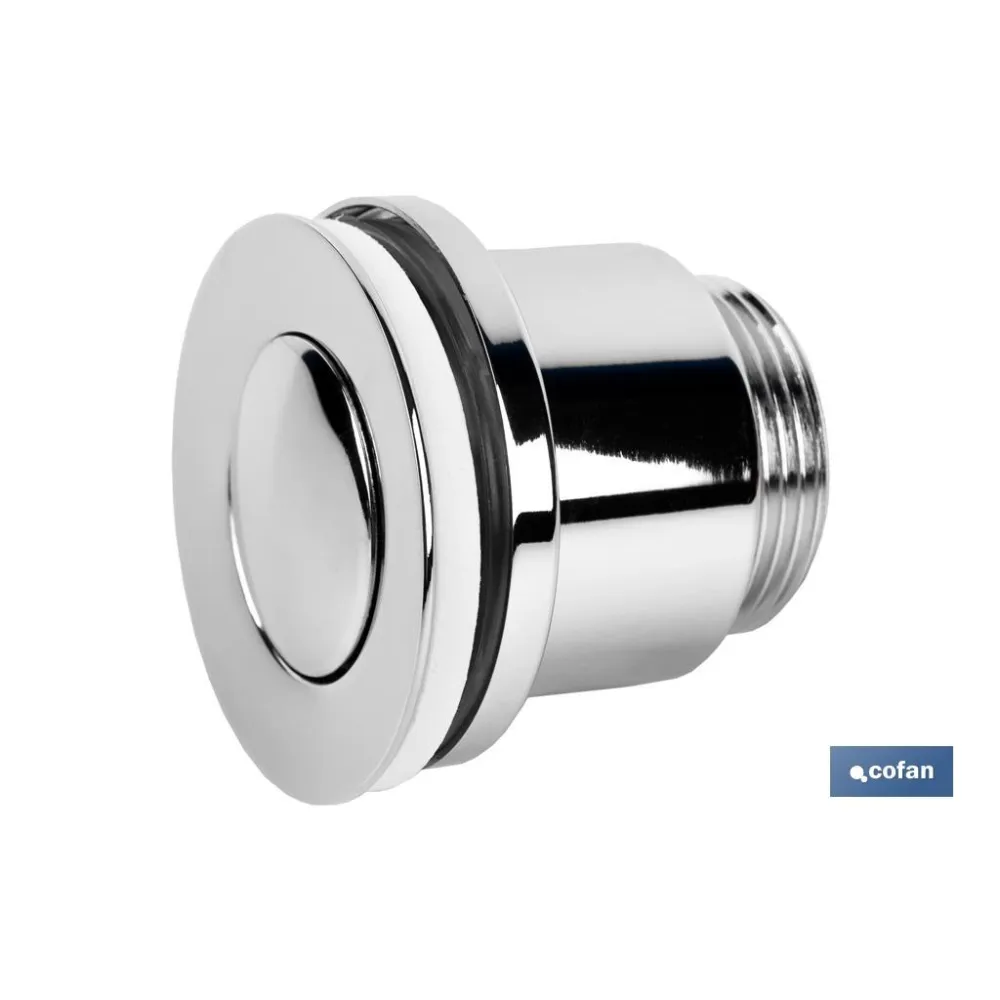 VÁLVULA CLICK-CLACK TAPÓN PEQUEÑO Ø37 MM (PACK: 1 UDS) - Almacén de Ferretería Acor