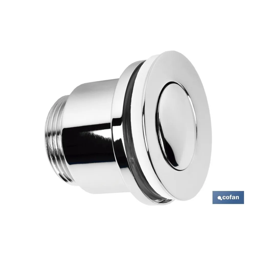 VÁLVULA CLICK-CLACK TAPÓN PEQUEÑO Ø37 MM (PACK: 1 UDS) - Almacén de Ferretería Acor