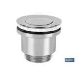 VÁLVULA CLICK-CLACK TAPÓN PEQUEÑO Ø37 MM (PACK: 1 UDS) - Almacén de Ferretería Acor