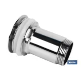 VÁLVULA CLICK-CLACK LARGA TAPÓN GRANDE Ø66 MM (PACK: 1 UDS) - Almacén de Ferretería Acor