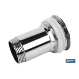 VÁLVULA CLICK-CLACK LARGA TAPÓN GRANDE Ø66 MM (PACK: 1 UDS) - Almacén de Ferretería Acor