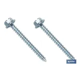 CONJUNTO TORNILLOS FIJACIÓN INODORO Y SOPORTE NYLON HORIZONTAL (PACK: 1 UDS) - Almacén de Ferretería Acor