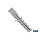 CONJUNTO TORNILLOS FIJACIÓN INODORO Y SOPORTE NYLON HORIZONTAL (PACK: 1 UDS) - Almacén de Ferretería Acor