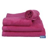 TOALLA BAÑO FUCSIA GR.580/M2 MODELO PRIMAVERA 100X150