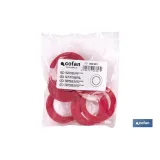 SET DE 10 JUNTAS PARA TUBO FLEXIBLE 1 1/2 (PACK: 1 UDS) - Almacén de Ferretería Acor
