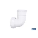 CODO ROSCA 1 1/2 CON VALONA Y TUERCA LOCA (PACK: 1 UDS) - Almacén de Ferretería Acor