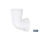 CODO ROSCA 1 1/2 CON VALONA Y TUERCA LOCA (PACK: 1 UDS) - Almacén de Ferretería Acor