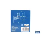 SET 2 VÁLVULAS DE ESCUADRA 1/2 x 3/8 (PACK: 1 UDS) - Almacén de Ferretería Acor