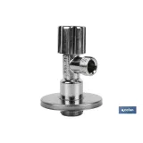 VÁLVULA DE ESCUADRA 1/2 x 3/8 MODELO PISTÓN (PACK: 1 UDS) - Almacén de Ferretería Acor
