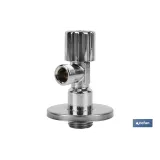 VÁLVULA DE ESCUADRA 1/2 x 3/8 MODELO PISTÓN (PACK: 1 UDS) - Almacén de Ferretería Acor