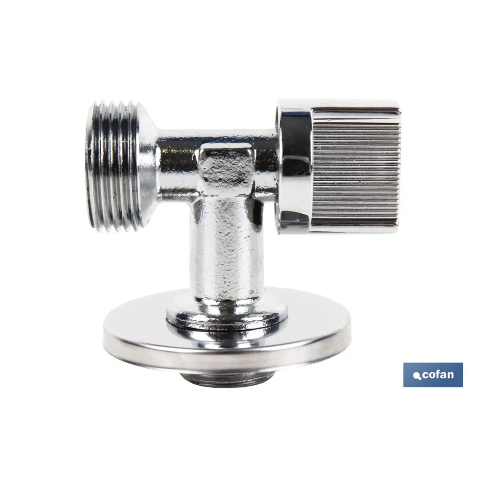 VÁLVULA DE ESCUADRA 1/2 x 3/4 VERTICAL ANTI CAL LAVADORA (PACK: 1 UDS) - Almacén de Ferretería Acor